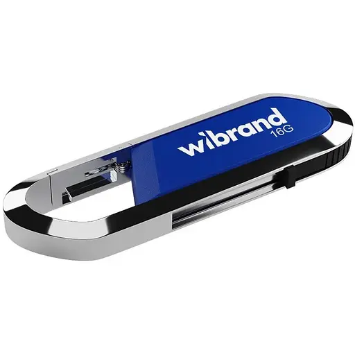 Флеш-накопитель Wibrand USB 2.0 Aligator 16Gb синий - фото 1