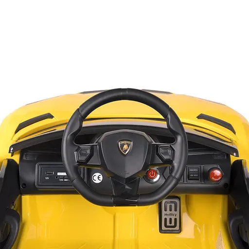 Электромобиль детский Bambi Lamborghini M 4787EBLR-6 с пультом управления Желтый - фото 7