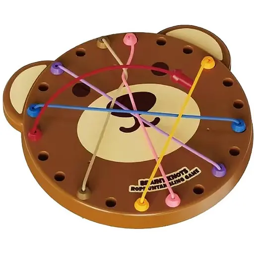 Настольная интерактивная игра Ummi ME-241 Cute Bear Rope Unravelling Game Brown - фото 1