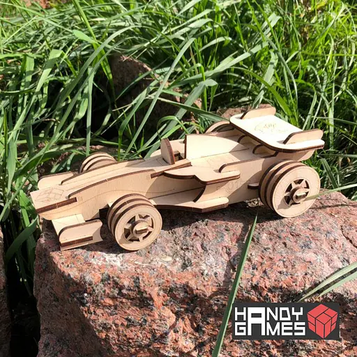 Дерев'яний конструктор Формула 1 39 деталей - фото 6