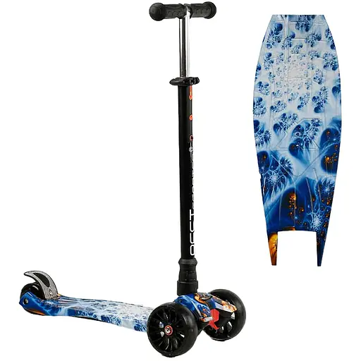 Самокат Best Scooter 75.5-87х55.5х13 см Різнобарвний 000254963