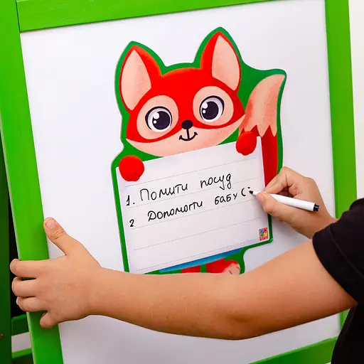 Магнітна дошка "Лиса" з маркером Vladi Toys VT3601-21 (укр.) - фото 3