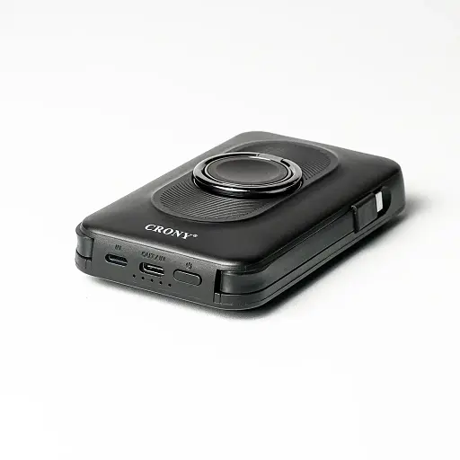 Магнитное зарядное устройство CRONY PN-W35 Power Bank беспроводное 18000mAh - фото 3