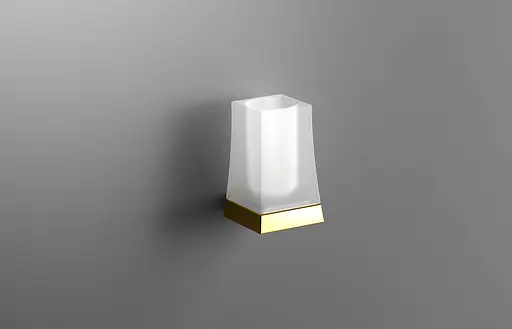 Склянка для зубних щіток Sonia S7 138395 золотий - фото 2