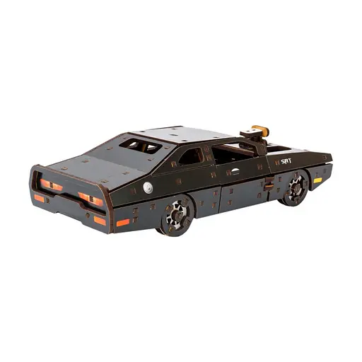 Деревянный 3D конструктор Fast Furious PuzzleOk Puz-62519 125 деталей черный - фото 7