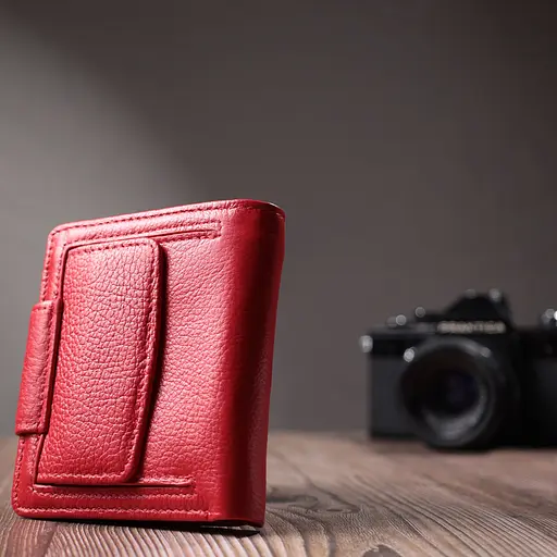 Кожаный женский кошелек ST Leather 10х11.2х1.5 см acs0029440 - фото 10