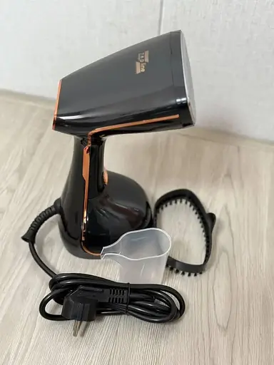 Ручний відпарювач Zepline ZP-210 парова праска для одягу 3000Вт 0.4л Сенсорне керування Чорний - фото 4