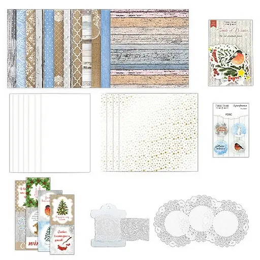 Набор для создания поздравительных открыток "Новогодние пожелания" FDGCK-001 в ассортименте - фото 2