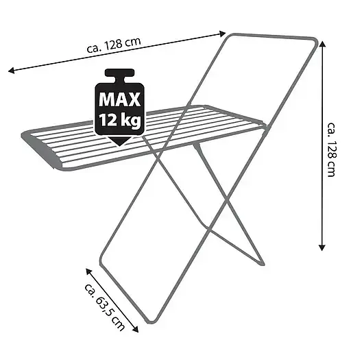 Сушилка для белья напольная Casa Si City Plus Black 10 м (CS92287C03E) - фото 2