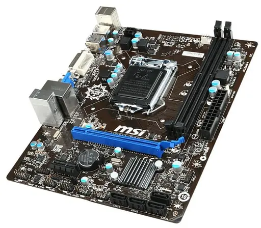 Материнська плата MSI H81M-E33 (H81M-E33) (Socket 1150, Intel H81, Micro-ATX) Б/в - фото 3