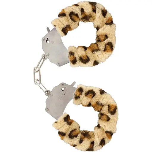 Наручники Toy Joy Furry Fun Cuffs 28 см леопардовий