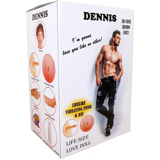 Секс-лялька з вібрацією Boss Series Dennis 160 см тілесна - фото 2