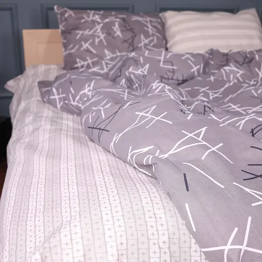 Простирадло MirSon Scandi Lines бязь 180x220 см (2200012433928)