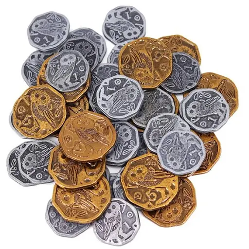 Аксесуар IELLO Металеві монети для гри Хора. Розквіт імперії укр. (51863) - фото 1