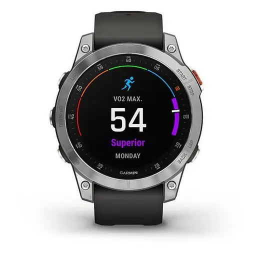 Смарт-часы Garmin Epix Gen 2 Standard Edition 47 мм Slate Steel with Graphite Band 010-02582-00/01 (70947) - фото 8