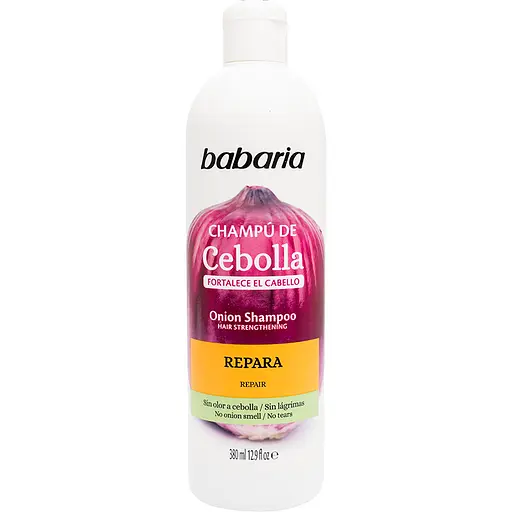 Шампунь Babaria Onion Repair Shampoo восстанавливающий 380 мл - фото 1