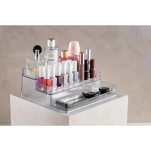 Органайзер Idea Home Trnsp багаторівневий 26×24×10 см прозорий (72014) - фото 3