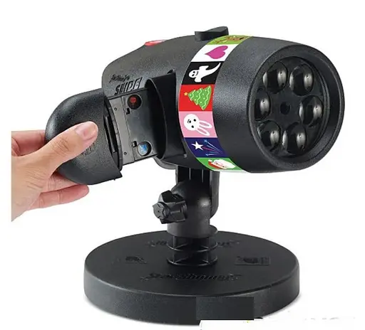 Вуличний лазерний проектор Star Shower Slide (12 слайдів) - фото 9