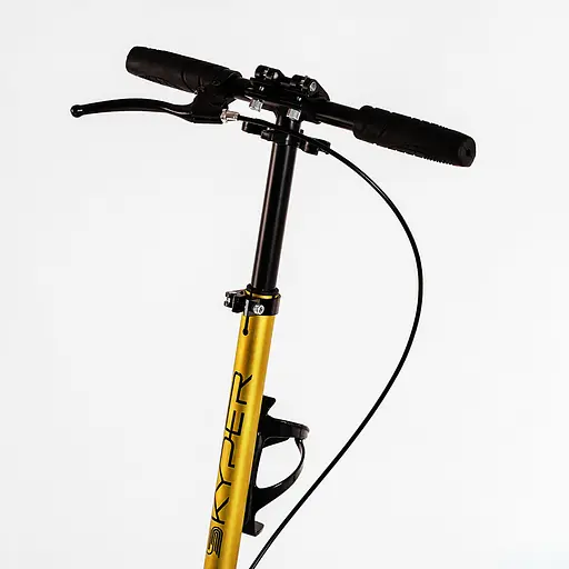 Самокат Skyper Urbanist 88-102х54х12.5 см Жовтий 000283526 - фото 5
