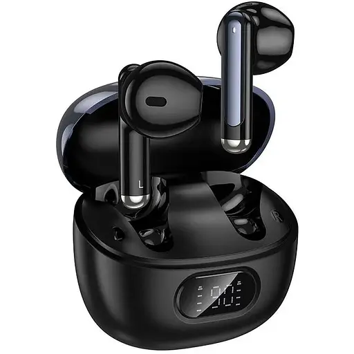 Бездротові навушники Hoco EQ18 Field ANC+ENC noise cancelling true wireless BT headset, BT5.4, 35mAh, 300mAh, 5-6h, black