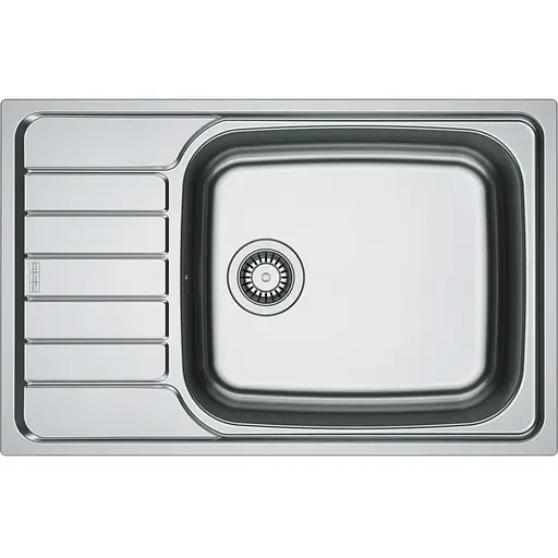 Кухонна мийка Franke Spark, нерж.сталь, прямокутник, з крилом, 780х500х160мм, чаша - 1, врізна, оборотна, SKL 611-78 XL, нерж декор