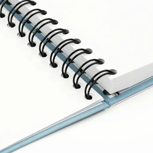 Блокнот на спирали Rosa Studio A5 (14.8х21см) 100г/м2 80л голубой - фото 4