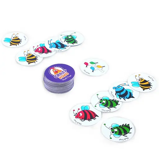 Детская настольная игра "Безумные пчелы" VT8077-06, 54 фишки, правила игры - фото 3