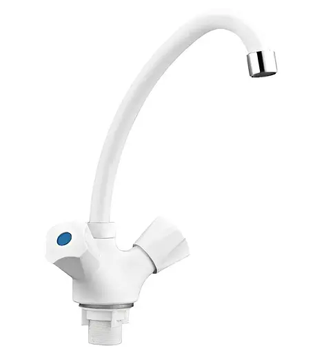 Смеситель для кухни Plamix Omega-271 White PM0610 - фото 1