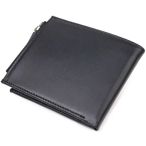 Мужской кожаный кошелек Canpellini 12х9.8х1 см acs0025055 - фото 2