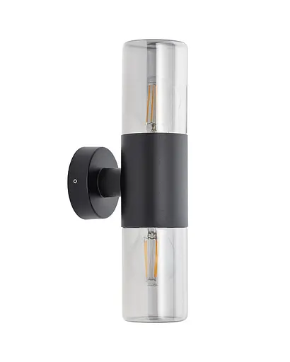 Вуличний світильник Nowodvorski 11372 Ida II E27 2x10W IP44 Bk - фото 1