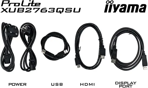 Монітор Iiyama 27" XUB2763QSU-B1 QHD IPS 100Hz (XUB2763QSU-B1) - фото 10