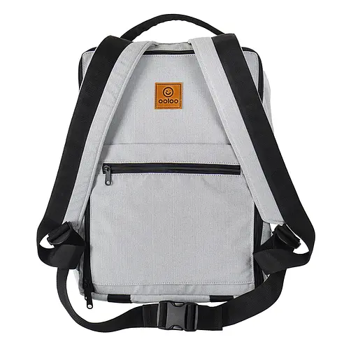 Рюкзак-антивор OOLOO Кенгуру 40x30x20 см, пепельно-серый 602/700 - фото 3