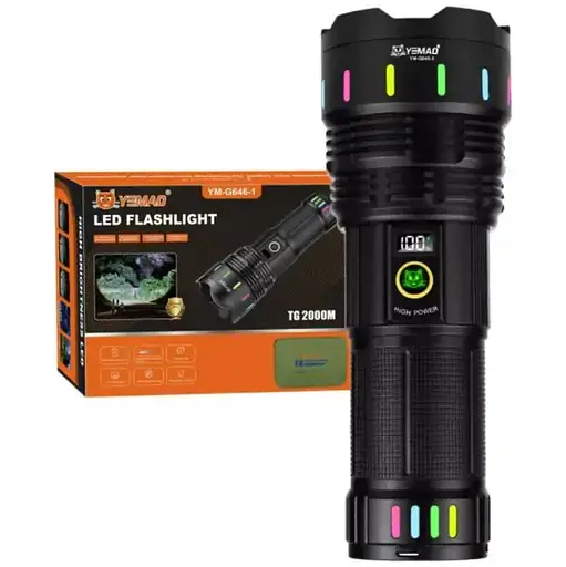 Тактический фонарь Yemao YM-G646-1 мощный светодиодный - фото 3