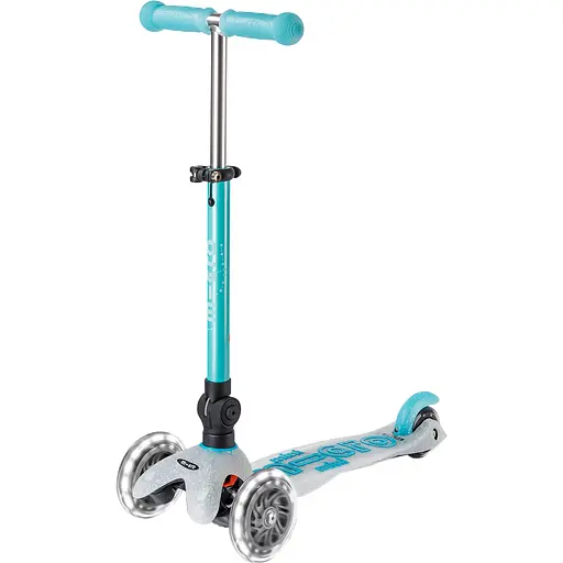 Самокат Micro Mini Deluxe Foldable Orion Glow LED Синій (MMD374) - фото 1