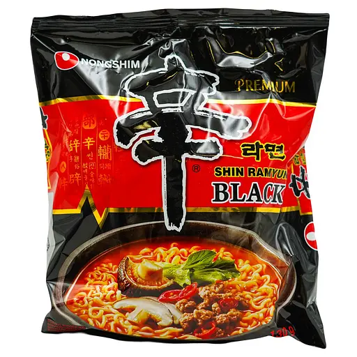 Локшина швидкого приготування Nongshim Black Shin Ramyun 130 г