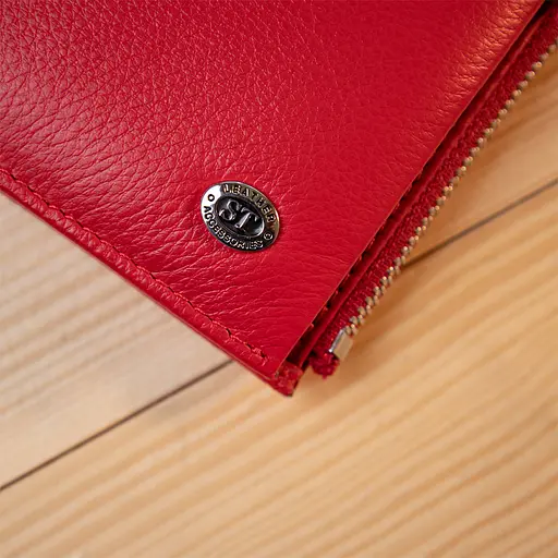 Кожаный женский кошелек ST Leather 9х19х2 см acs0018186 - фото 7