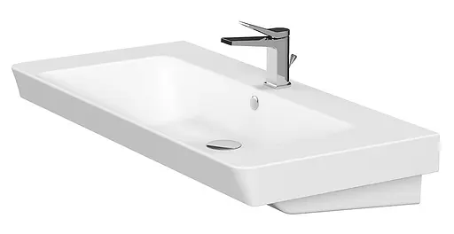 Тумба з умивальником Cersanit Lara Mille 100 горіх S801-365 - фото 2