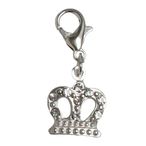 Подвеска на ошейник TatraРet Expert корона с серебряными камешками 3.8 см 