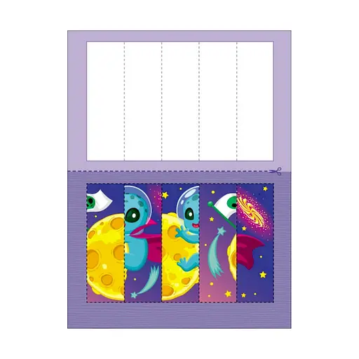 Розвиваючі зошити "Прибульці" 20413 пазли-розрізалки - фото 2