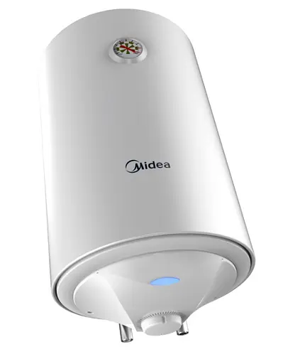 Водонагреватель Midea 50 л, 1500 Вт, сухой ТЭН, вертикальный, цилиндрический, белый (D50-15F6(D)) - фото 2
