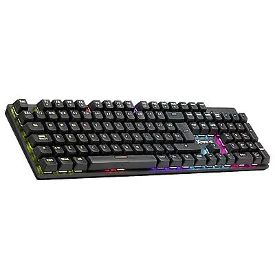 Клавиатура ведущая Xtrike ME GK-980 подсветка 6 цветов LED Черная - фото 1