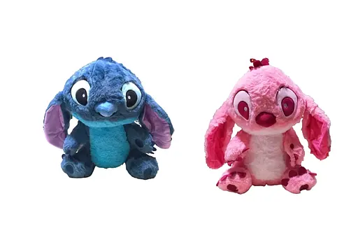 М'яка іграшка M 19951 Стич, висота 32 см, м'яке хутро, синтепон, застібка-блискавка (6900077199512) МІКС - фото 1