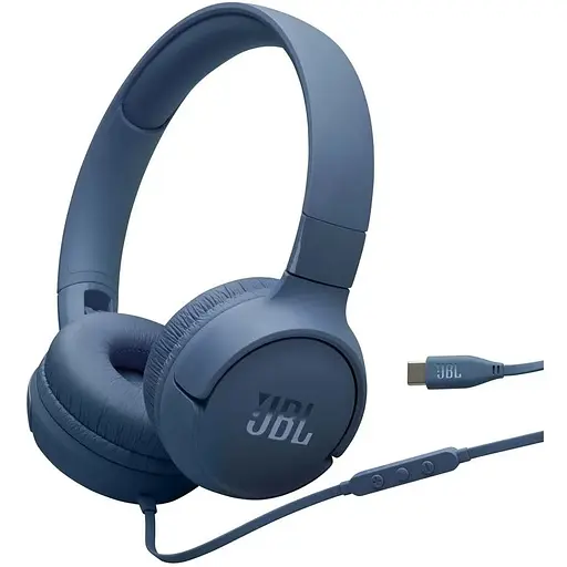 Навушники JBL Tune 520C Blue (JBLT520CBLU) - фото 1