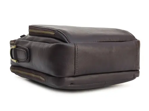 Чоловіча шкіряна сумка через плече Newery sum0026696 - фото 8