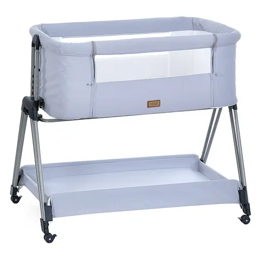 Детская приставная кровать El Camino ME 1179 Harmony Gray с регулировкой высоты и качелями