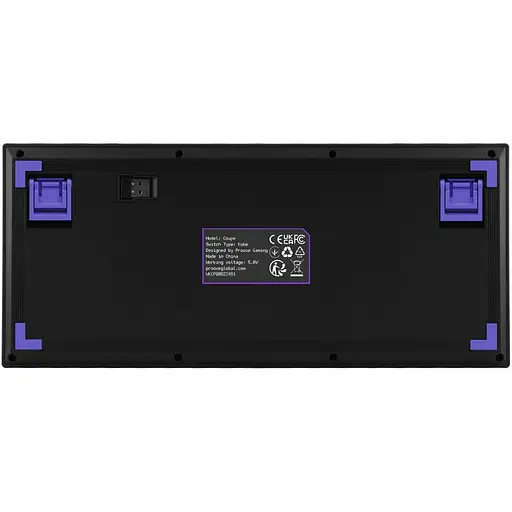 Клавіатура Proove Gaming Coupe (Ukraine Layout) Black Purple (WKCP00022416) - фото 7