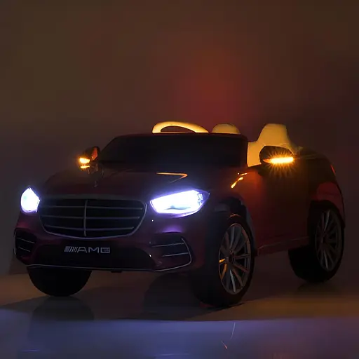 Електромобіль дитячий Bambi M 6020EBLR-7 Mercedes 1 місце світло звук USB - фото 6