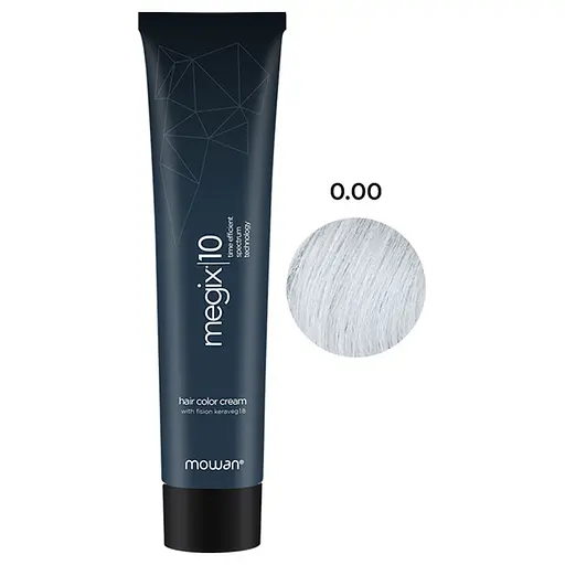 Фарба для волосся із низьким вмістом аміаку Mowan Megix10 Color Enhancer Ash 0.00 нейтральний 100 мл - фото 1