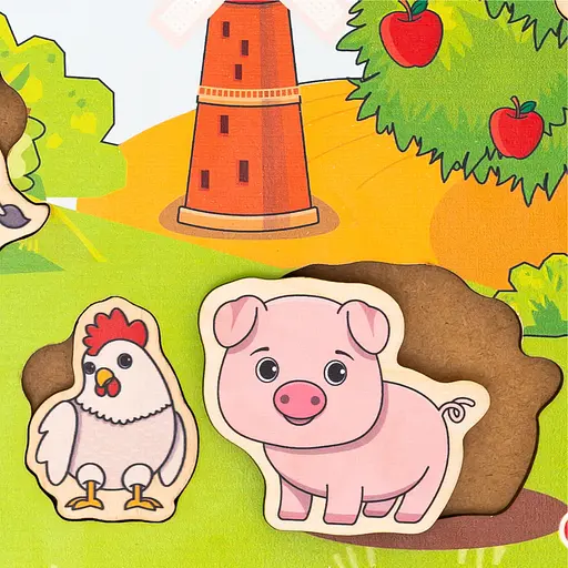 Пазл-сортер GoodPlay Фермерський світ (PS-4-012) - фото 4