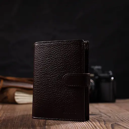 Кожаный мужской кошелек Bond 9.7х12.7х2 см acs0026930 - фото 8